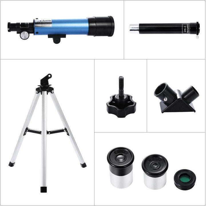 Telescopio Astronómico 90X para Principiantes y Niños con Trípode y Accesorios
