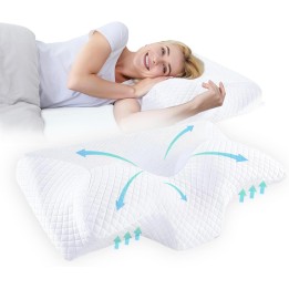 Tarleys almohada cervical viscoelastica ergonomica