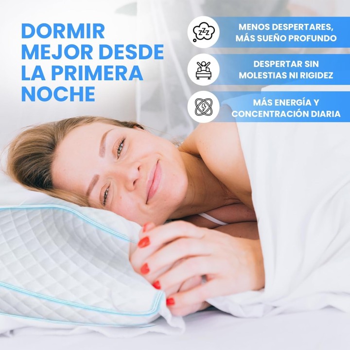 Tarleys almohada cervical viscoelastica ergonomica