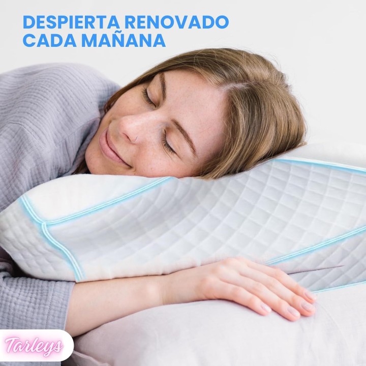 Tarleys almohada cervical viscoelastica ergonomica