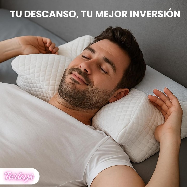 Tarleys almohada cervical viscoelastica ergonomica