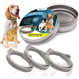 Set 3 Collares Antiparasitarios 🐶 Protección Total Contra Pulgas, Garrapatas y Más