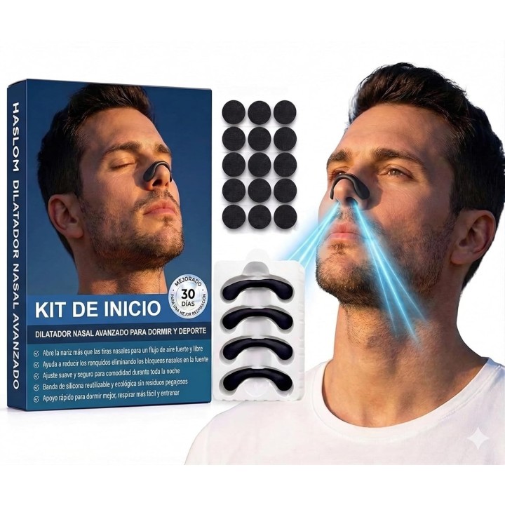 Haslom Tiras nasales ajustables con velcro