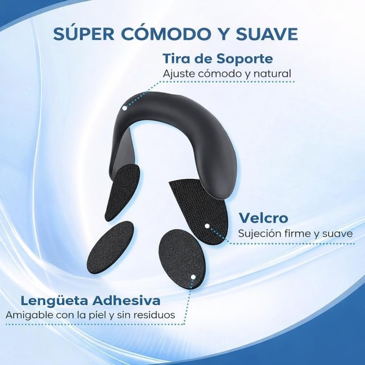 Haslom Tiras nasales ajustables con velcro