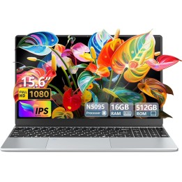 Ordenador Portátil 15,6” Celeron N5095 16GB RAM 512GB SSD Windows 11 Pro