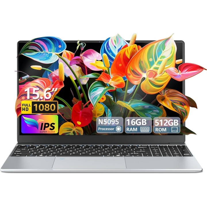 Ordenador Portátil 15,6” Celeron N5095 16GB RAM 512GB SSD Windows 11 Pro
