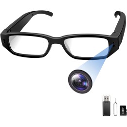 Nisanmoon Gafas Cámara Espía HD 1080P con Grabación en Bucle para Deporte y Viajes