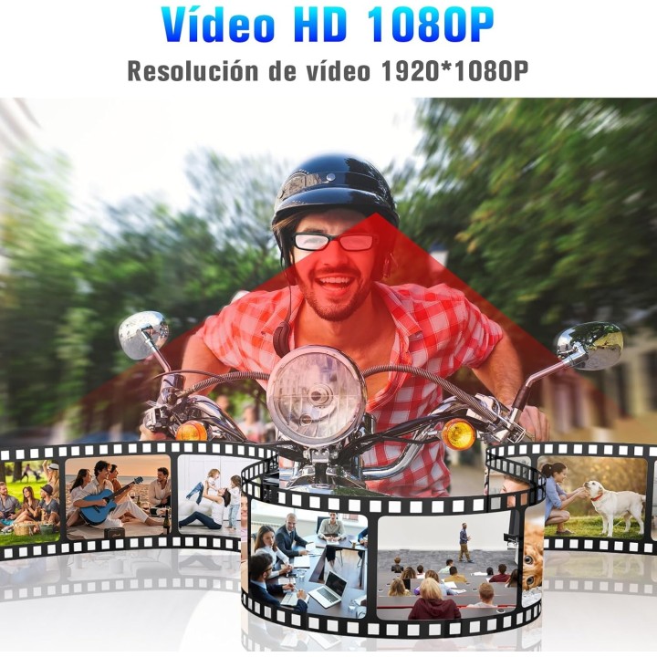 Nisanmoon Gafas Cámara Espía HD 1080P con Grabación en Bucle para Deporte y Viajes
