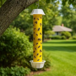 trampa adhesiva para moscas y mosquitos uso interior y exterior facil colgar control insectos
