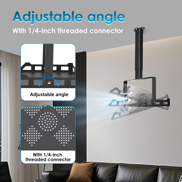 Salange Soporte Universal Para Proyector Ajustable Techo/Pared 10kg
