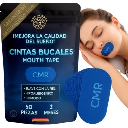 Cmr Global Tiras Bucales Antirronquidos Pack 60 Unidades Mouth Tape Dormir