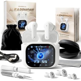 Traductor Auriculares IA 158 Idiomas con ANC, Pantalla Táctil y Limpiador