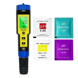 Ueomul Medidor 7 en 1 pH Cloro FAC TDS EC Sal ORP Temperatura IP67