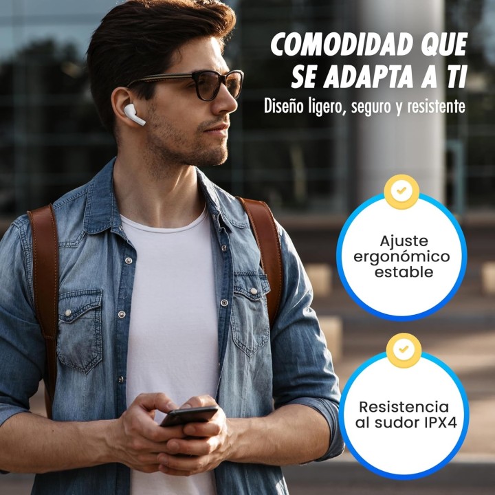 Vipa Auriculares Traductor IA 🌍 Traducción en tiempo real 164 idiomas Bluetooth 5.3 ANC