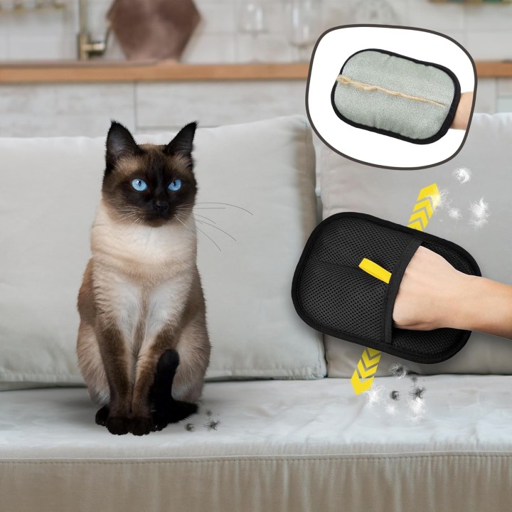 TENEGIL Guante Quita Pelo para Gato y Perro