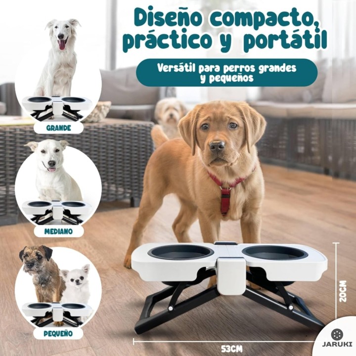 Comedero Jaruki Bebedero Plegable Portátil