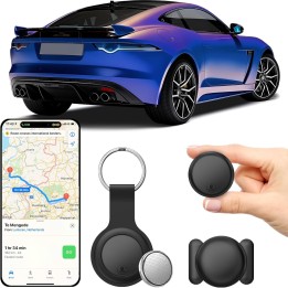 Gikuefy GPS Localizador para Coche Rastreador Magnético 2026 Sin Suscripción Compatible con Android e iOS
