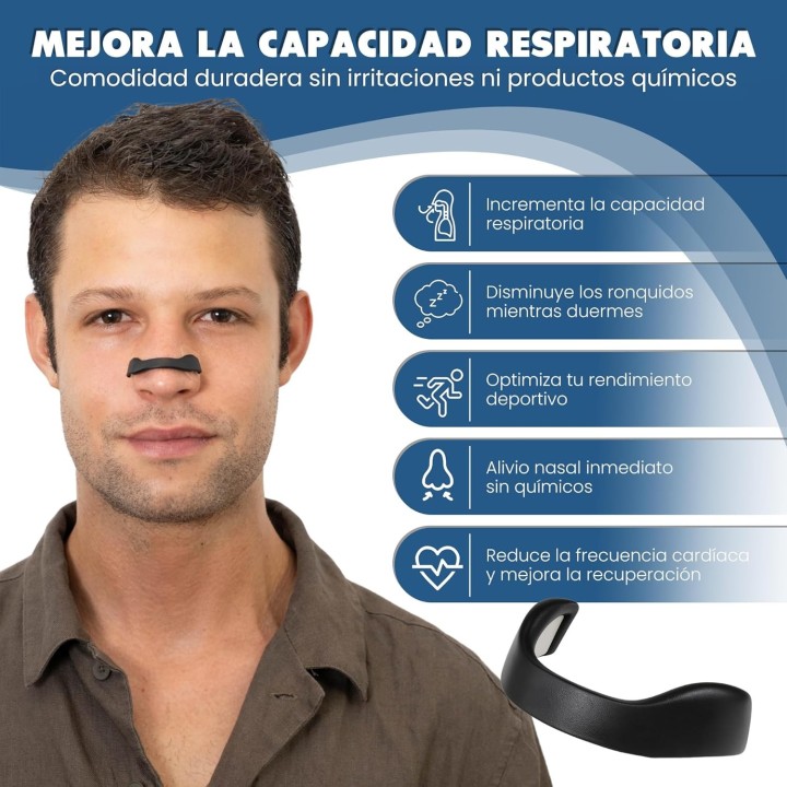 Haslom® Tiras Nasales Magnéticas respira mejor