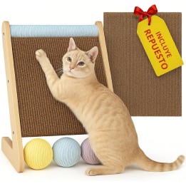 Rascador para Gatos Reversible + Recambio
