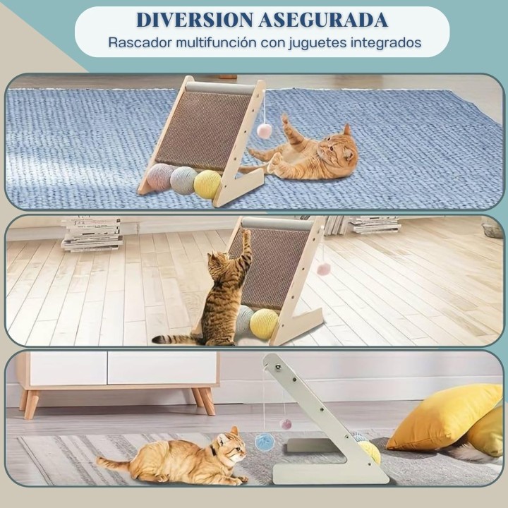 Rascador para Gatos Reversible + Recambio