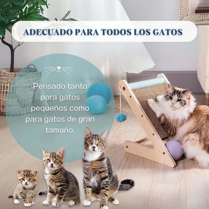 Rascador para Gatos Reversible + Recambio