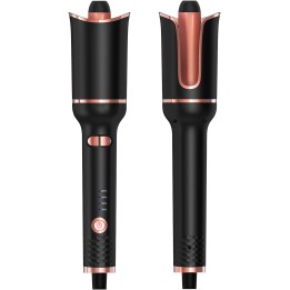 Rizador Automático de Cabello con 4 Temperaturas, Antienredos, 360°, Anti-Quemaduras y Apagado Auto