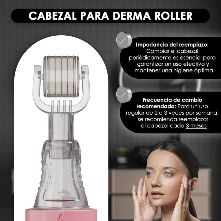 Cabezal 1 mm para Derma Roller Haminos