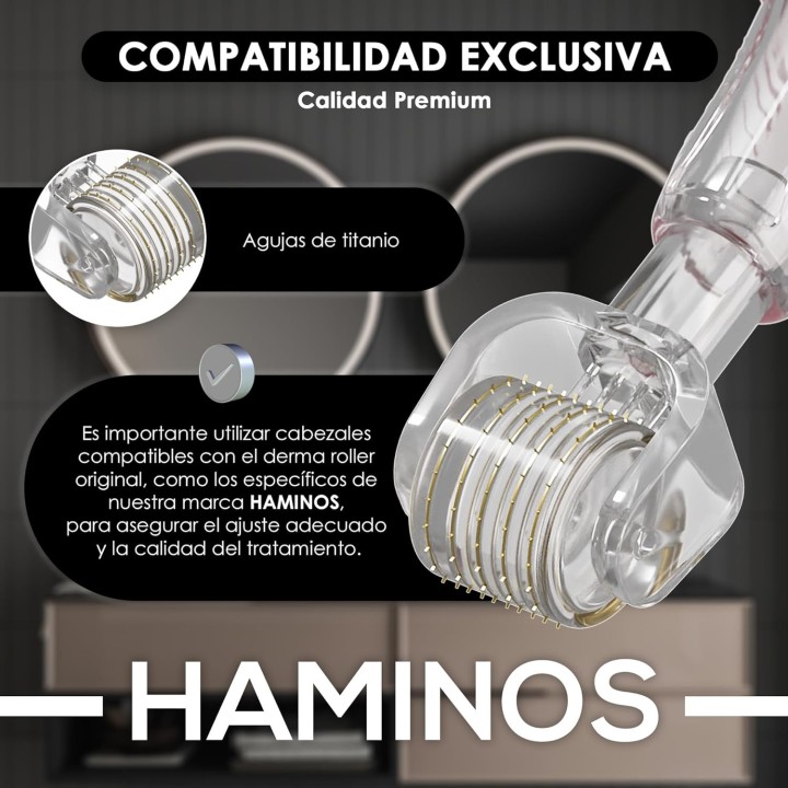 Cabezal 1 mm para Derma Roller Haminos