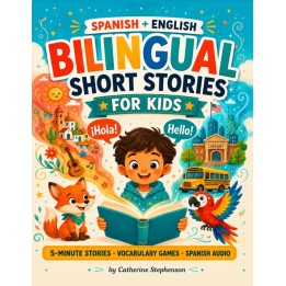 Wooden House Bilingual Short Stories for Kids: 6 cuentos en español con audio, juegos y vocabulario
