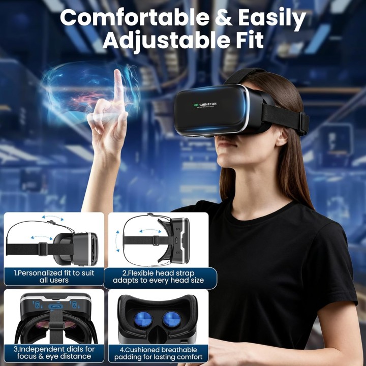 Gafas VR 3D XWP con Lentes HD