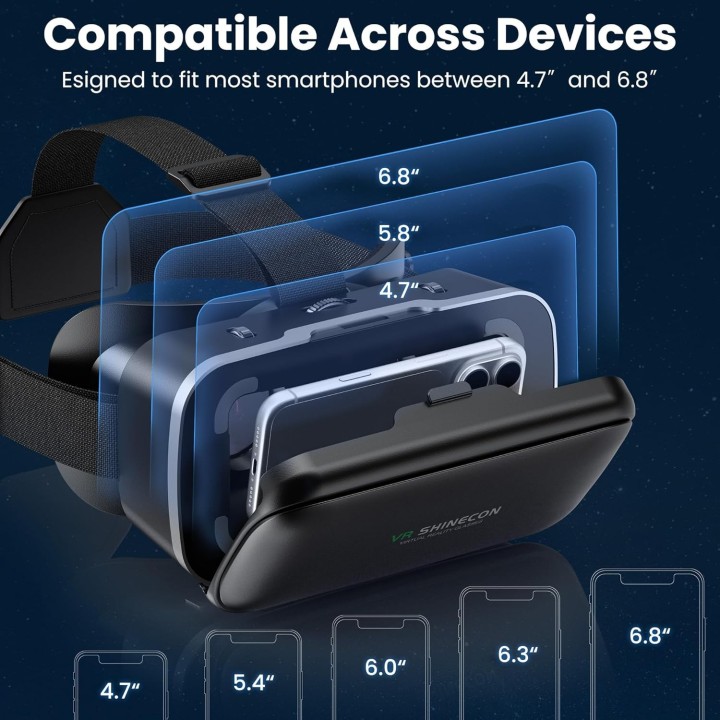 Gafas VR 3D XWP con Lentes HD