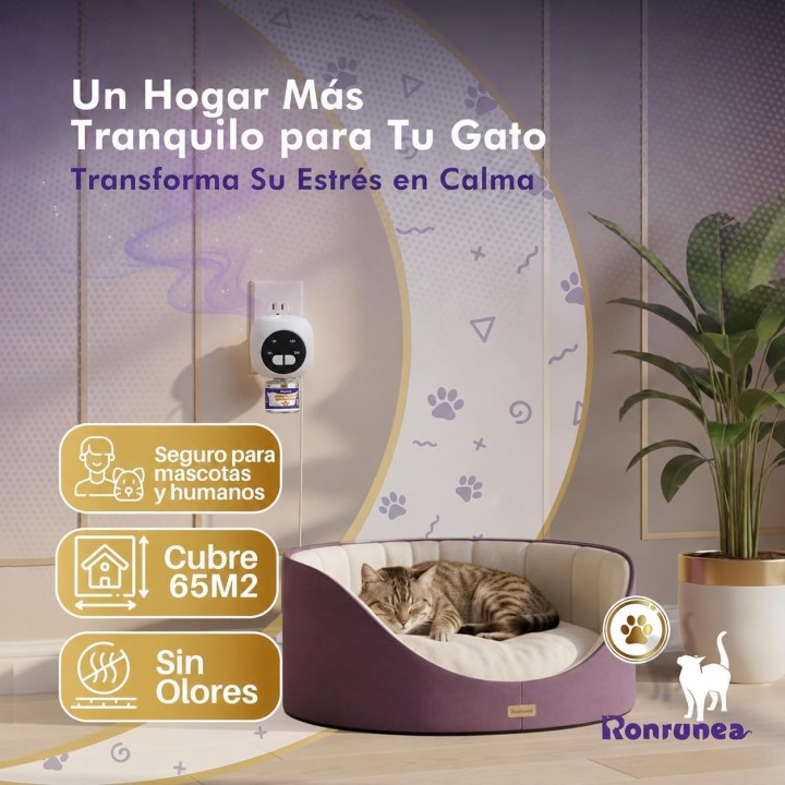Ronrunea  Pack 2 Difusores  con Temporizador + 2 Recambios de 48 ml